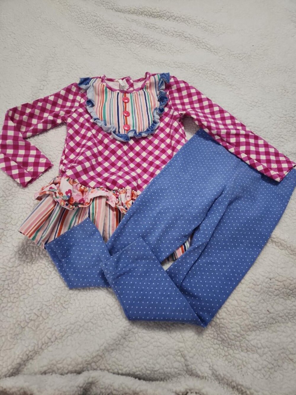 Ricrac & Ruffles 2 piece set Size 3T